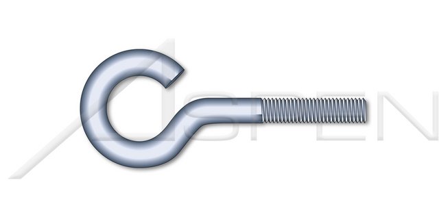 Steel Zinc Plated Open End Eye Bolt - Image 1
