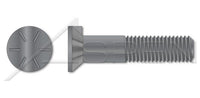 Flat Head #7; Head Grade 8 Steel Plain Plow Bolt