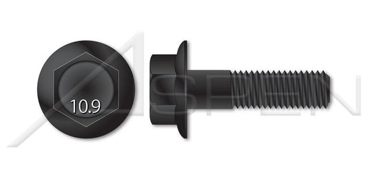 Steel Black Phosphate Class 10.9 DIN 6921 Metric Flange Bolt - Image 1