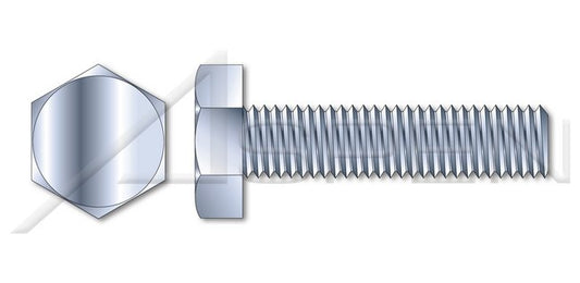 Steel Zinc Plated Full Thread Hex Tap Bolt - Image 1