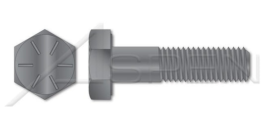 UNF Thread Grade 8 Steel Plain Hex Head Cap Screw Bolt - Image 1