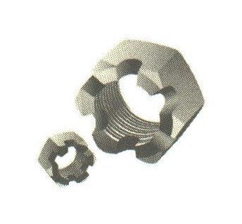 Heavy Hex Slotted Nut - A194 Grade 2H - 7/8-9 - Plain Thread Coarse Thread - Image 1