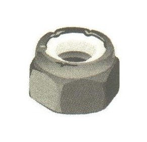 Zinc/Yellow Grade C Nylon Insert Lock Nut - 9/16-18 Fine Thread - Image 1