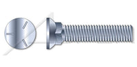 Flat Head #3; Head Full Thread Grade 5 Steel Zinc Plow Bolt