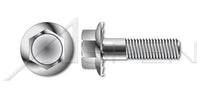 A2 Stainless Steel Locking Serrations DIN 6921 Metric Flange Bolt