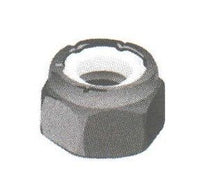 N.M. Series Nylon Insert Lock Nut - Carbon Steel 6-32 Zinc/Clear