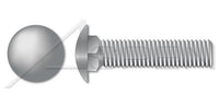A307 Steel Round Head Square Neck Full Thread Hot Dip Galvanized Carriage Bolt