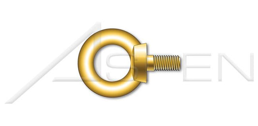 Steel Yellow Zinc DIN 580/ISO 3266 Metric Lifting Eye Bolt - Image 1