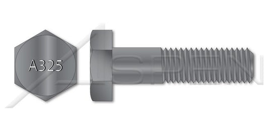 Steel Plain ASTM A325 Type 1 Heavy Structural Hex Bolt - Image 1