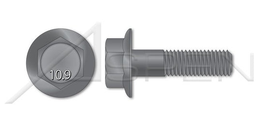 Steel Plain Class 10.9 DIN 6921 Metric Flange Bolt - Image 1