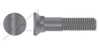 Flat Head #3; Head Grade 8 Steel Plain Plow Bolt