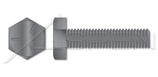 Steel Plain Grade 5 Full Thread Hex Head Machine Bolt - Image 1