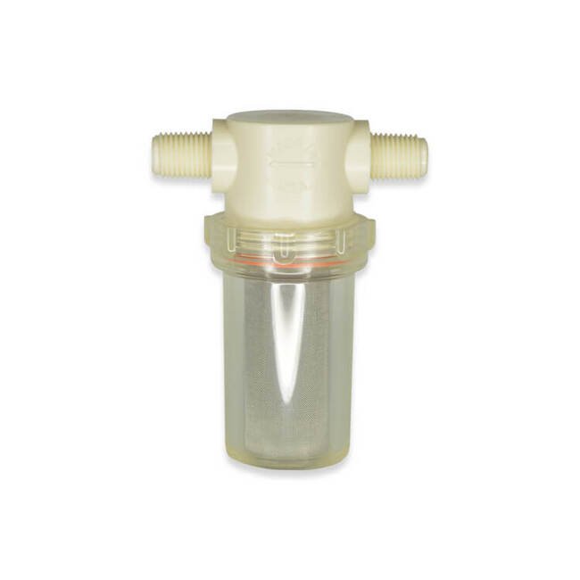 Nylon Bowl Filter with 1/4 Inch MNPT Male Thread - 80 Mesh - Image 1