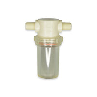 1/2 inch Black Poly Bowl Filter with Nylon Top and 80 Mesh Screen