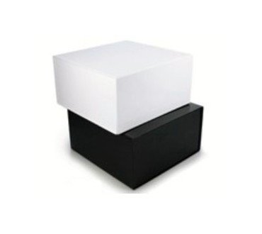 8 Inch Glossy White Collapsible Rigid Gift Storage Box - Image 2