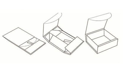 6 Inch Collapsible Curved Magnetic Closure Gift Box - Image 3
