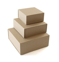 10-Inch Natural Kraft Wrap Collapsible Box