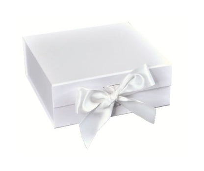 6-Inch Collapsible Gift Box with Ribbon, Matte Finish - Image 5