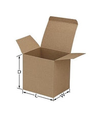 7 Inch Kraft Reverse Tuck Box for Nuts, Bolts & Small Parts