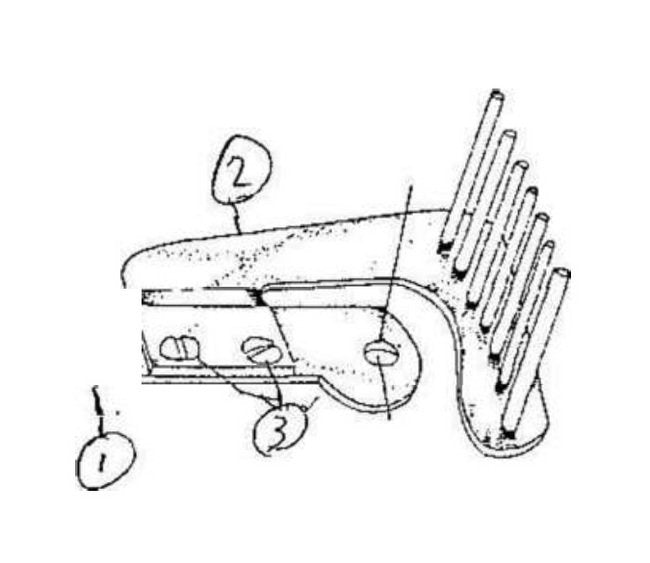 Swing Bracket with Pin for Singer 108W Machines - Image 1
