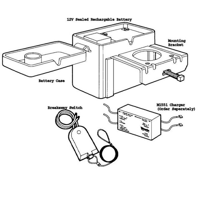 Shur-Set III Breakaway Kit for Trailer Brake Controls - Image 2