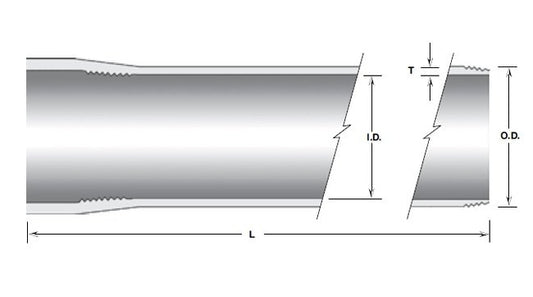Champion Fiberglass 6in x 10ft Heavy Wall Iron Pipe Conduit with Interference Joint - Image 1