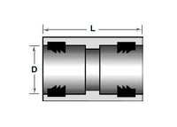 Champion Fiberglass® 5" Medium Wall ID Belowground Stop Coupling with Gasket Joint