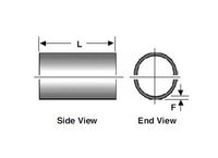 Champion Fiberglass Split Anchor Ring, 4-Inch Standard Wall IPS Aboveground