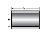 3 1/2 Inch Fiberglass Belowground Sleeve Coupling