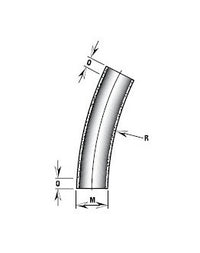 Champion Fiberglass 22 1/2º x 12 Inch Radius Elbow