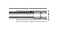 5" Medium Wall Iron Pipe Size (IPS) Expansion Joint with O-Ring