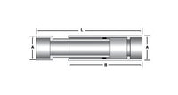 Champion Fiberglass® Socket x Socket Single Expansion Joint with O-Ring, 2 inch