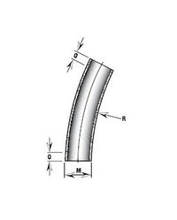Champion Fiberglass® 30º x 48 Inch Radius Elbow