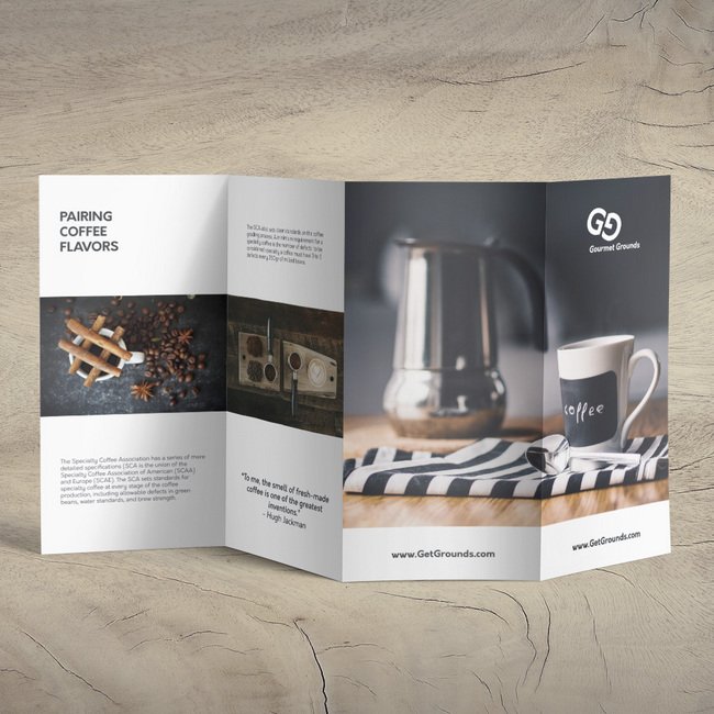 Megastore Full Color Double Parallel Fold Brochure - 25.5" x 11" - Image 1
