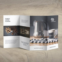 Megastore Full Color Double Parallel Fold Brochure - 25.5" x 11"