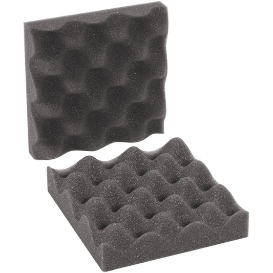 6x6 Charcoal Convoluted Foam Set - Image 1