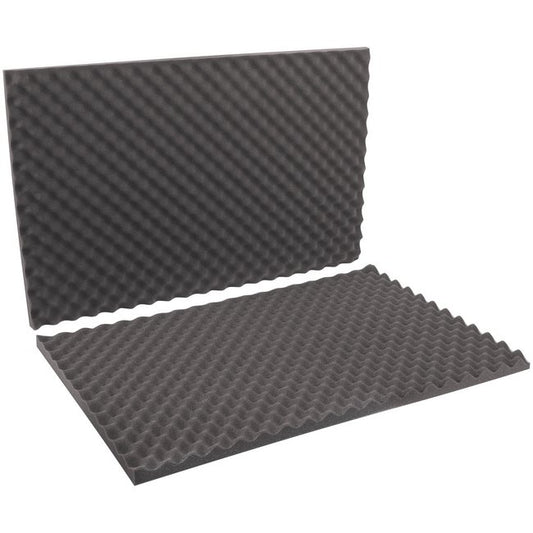 Alpha Charcoal Convoluted Foam Set - 24x36x2 inches - Image 1