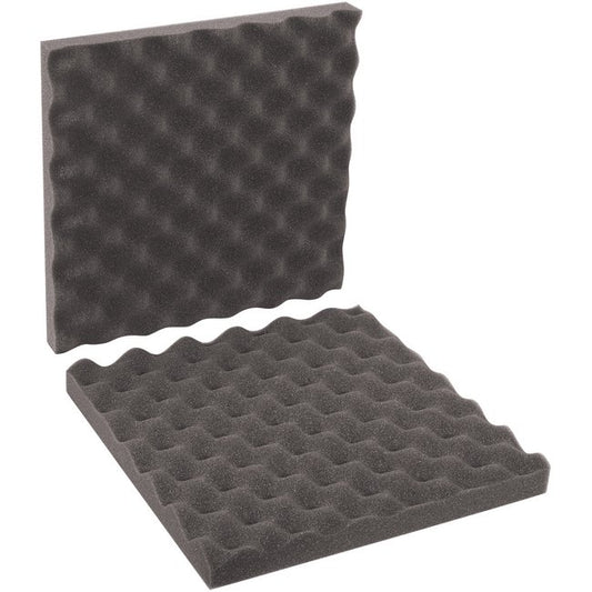 12x12 Charcoal Convoluted Foam Set - Image 1