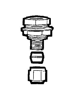 3/8" Female Pipe Thread Nylon Air Brake Tubing Bulkhead Coupling - Image 1