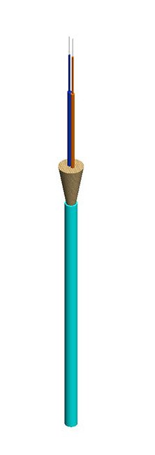 2 Millimeter (mm) 2 Fiber Plenum Rated Interconnect Fiber Optic Cable for Uniboot Applications - Image 1