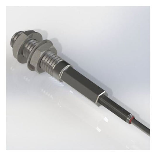 2.25 Inch (in) Thread Length and 0.093 Inch (in) Maximum Mating Cable Diameter Plated Steel Bulkhead Terminal - Image 1