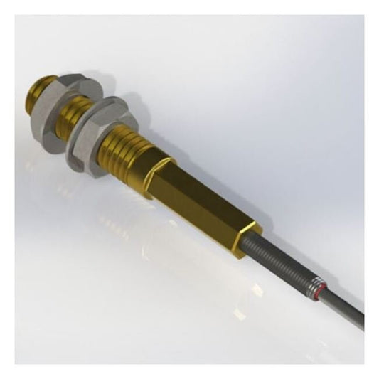 1.5 Inch (in) Thread Length and 0.063 Inch (in) Maximum Mating Cable Diameter Brass Bulkhead Terminal - Image 1