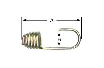 Heavy-Duty Dichromated Bungee Hooks - Image 1