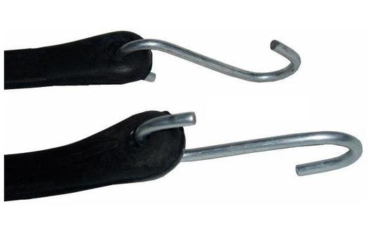 Heavy-Duty 31-Inch Rubber Tarp Strap with S-Hooks - Image 1