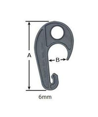 Heavy-Duty Plastic Cargo Hook