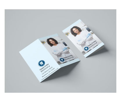 4x3.5 Inch Fold-Over Business Card - Image 2
