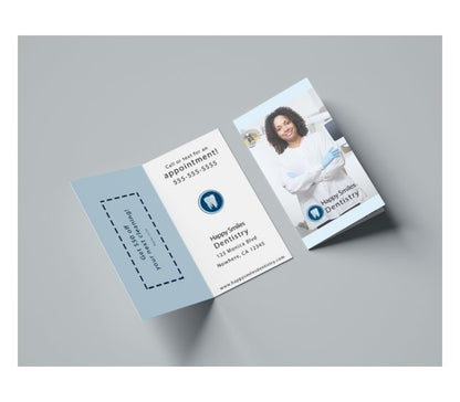 4x3.5 Inch Fold-Over Business Card - Image 3