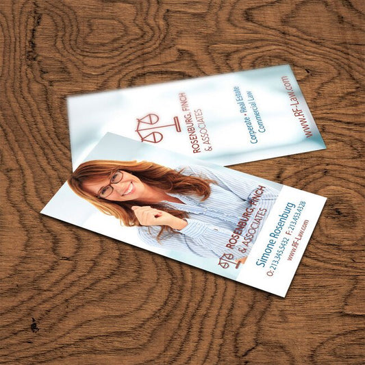 Megastore Printing 3.5x10 Vertical Business Card - Image 1