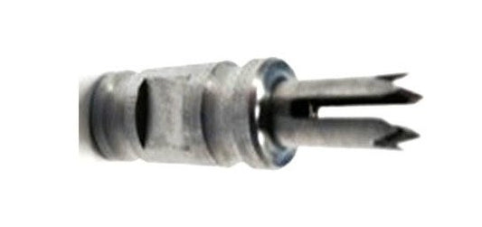 1/4 Inch (in) Diameter and 2 Inch (in) Length Butterfly Round Toothed Punch - Image 1