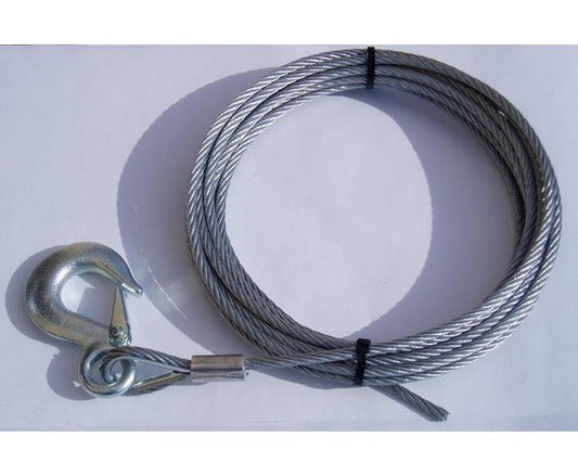 Heavy-Duty Winch Cable with Thimble Loop - Image 1